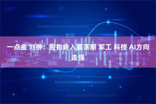 一点金 刘翀：股指转入震荡期 军工 科技 AI方向走强