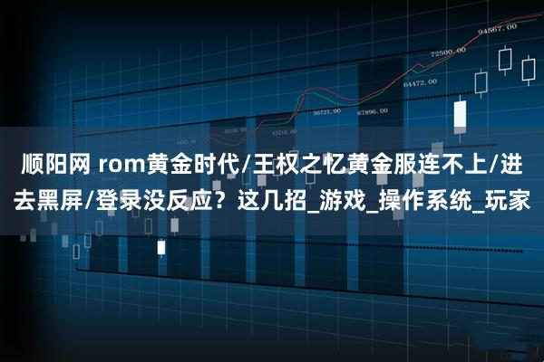 顺阳网 rom黄金时代/王权之忆黄金服连不上/进去黑屏/登录没反应？这几招_游戏_操作系统_玩家