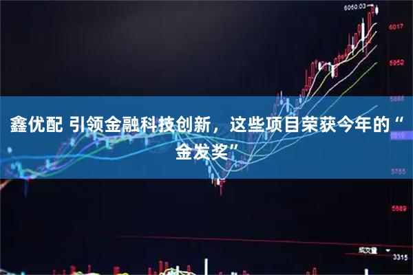 鑫优配 引领金融科技创新，这些项目荣获今年的“金发奖”